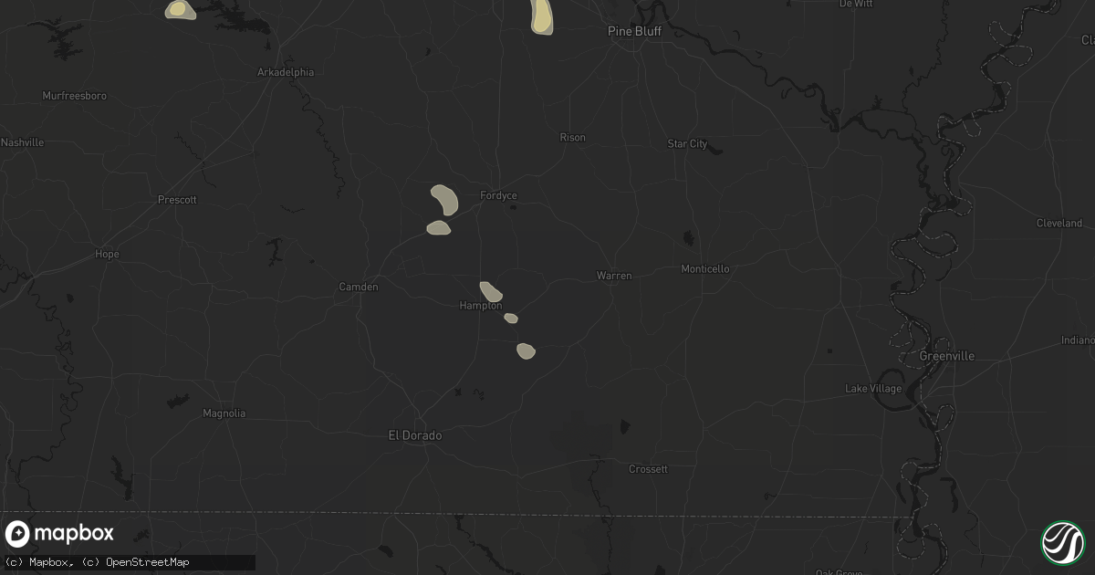 Hail map in Banks, AR on May 30, 2026
