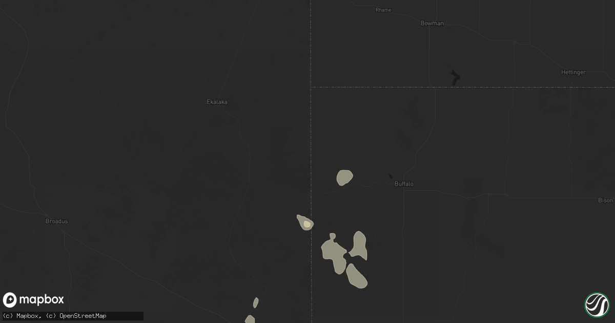 Hail map in Camp Crook, SD on May 30, 2026