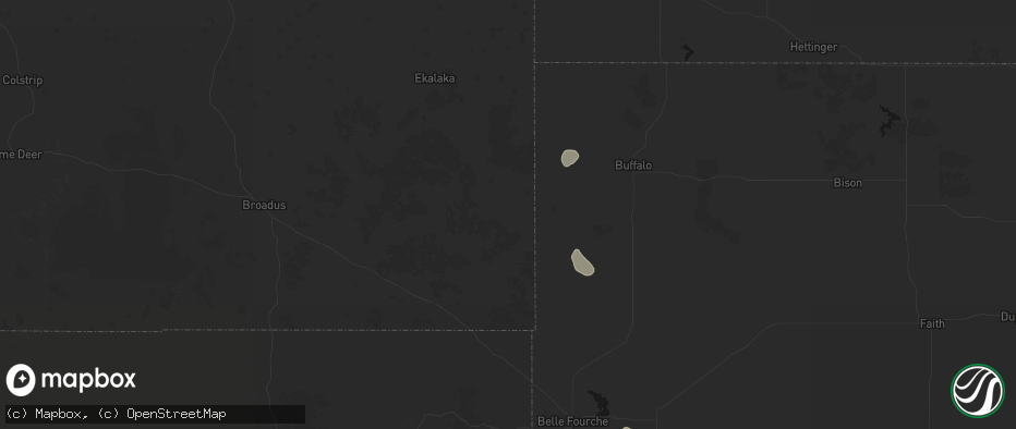 Hail map in Capitol, MT on May 30, 2026