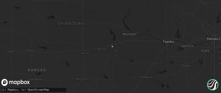 Hail map in Chapman, KS on May 30, 2026