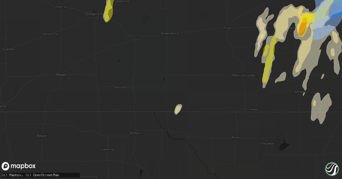 Hail map in Coldwater, KS on May 30, 2026