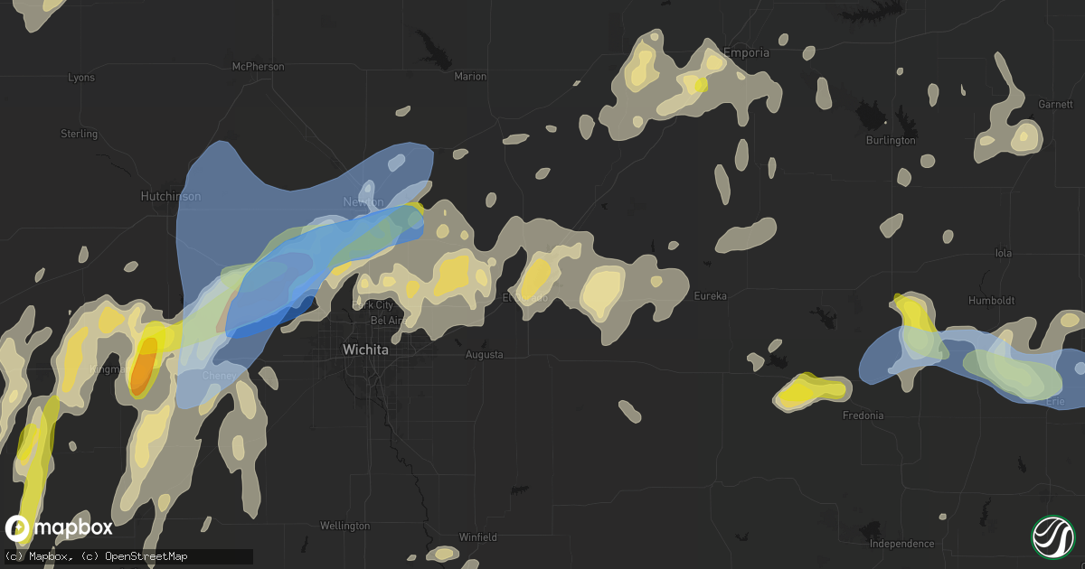 Hail map in El Dorado, KS on May 30, 2026