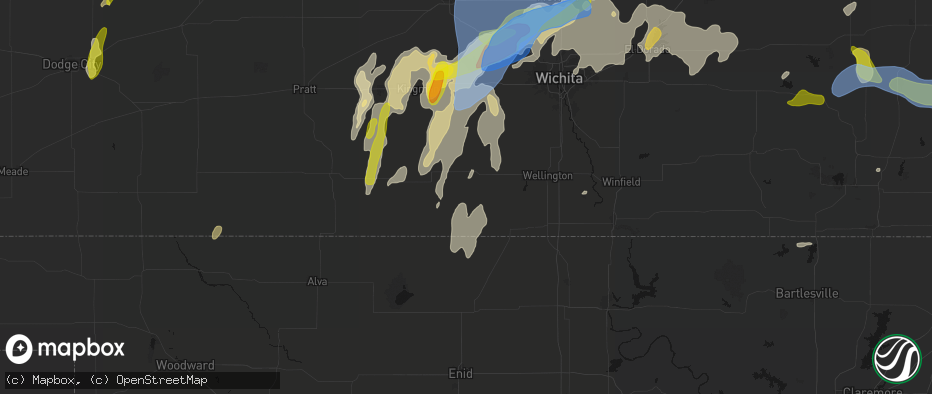 Hail map in Freeport, KS on May 30, 2026