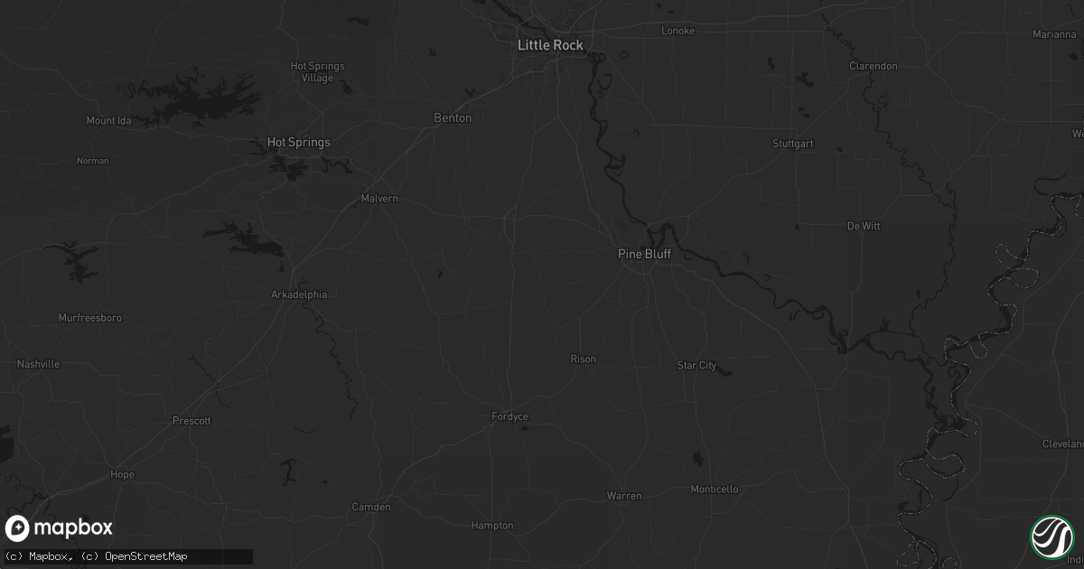 Hail map in Grapevine, AR on May 30, 2026