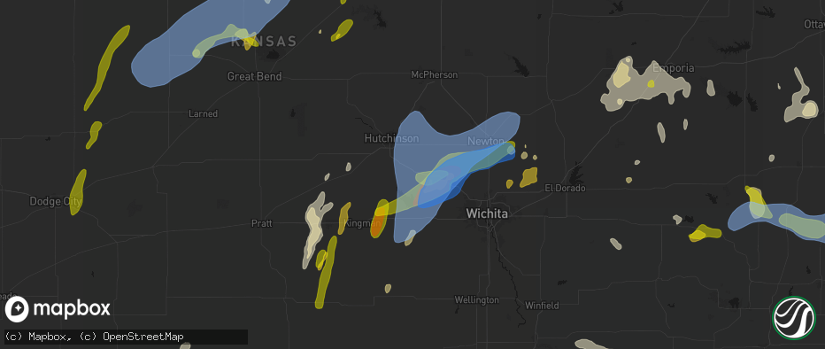 Hail map in Haven, KS on May 30, 2026
