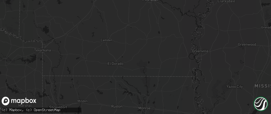 Hail map in Jersey, AR on May 30, 2026