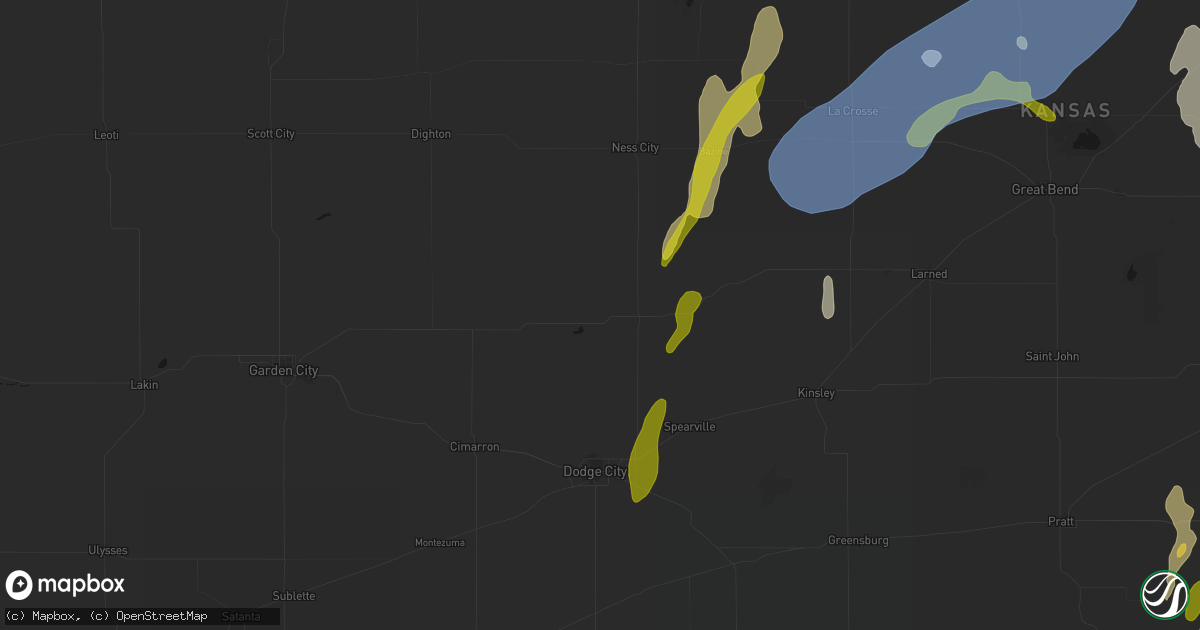 Hail map in Jetmore, KS on May 30, 2026
