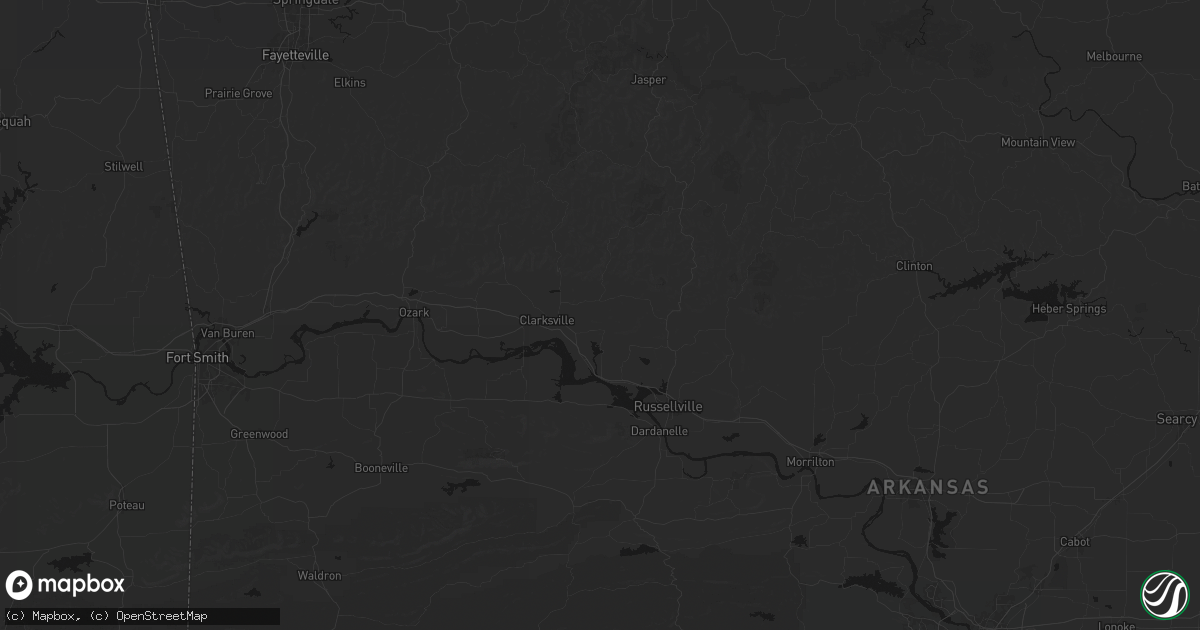 Hail map in Lamar, AR on May 30, 2026