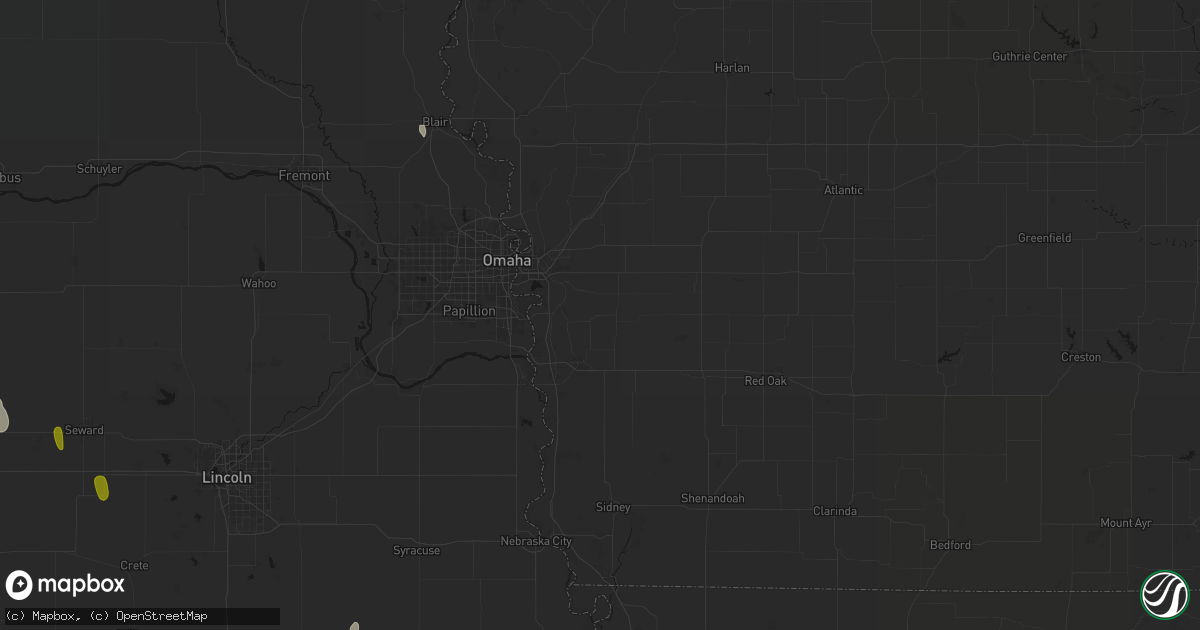 Hail map in Mineola, IA on May 30, 2026