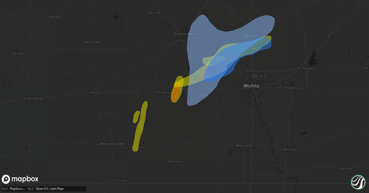 Hail map in Murdock, KS on May 30, 2026