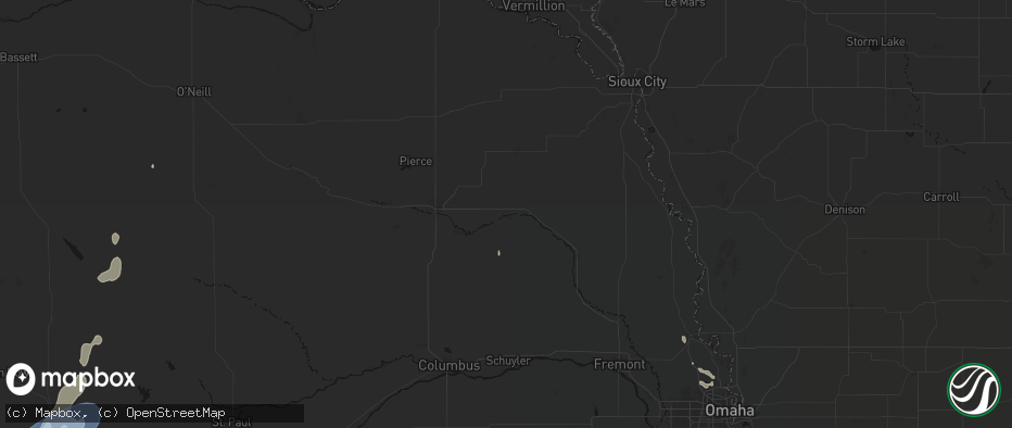 Hail map in Pilger, NE on May 30, 2026
