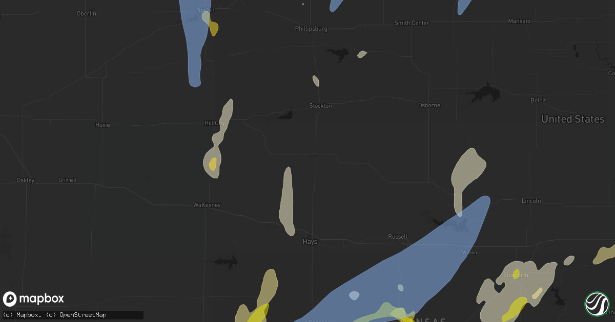 Hail map in Plainville, KS on May 30, 2026