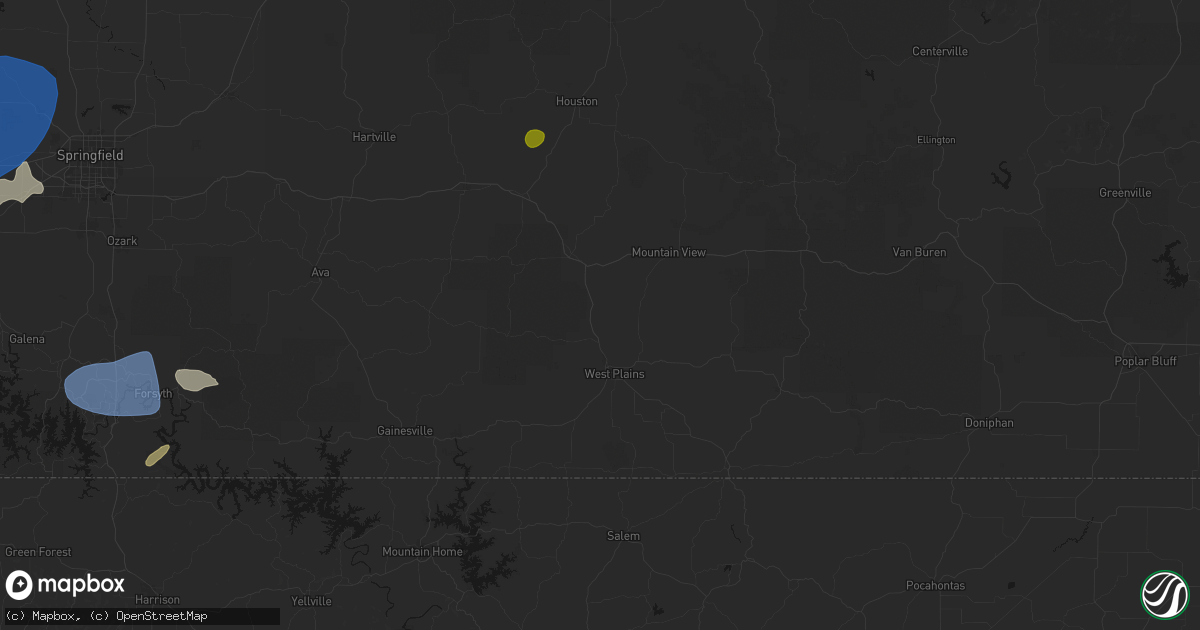Hail map in Pomona, MO on May 30, 2026