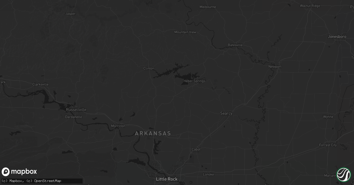Hail map in Quitman, AR on May 30, 2026