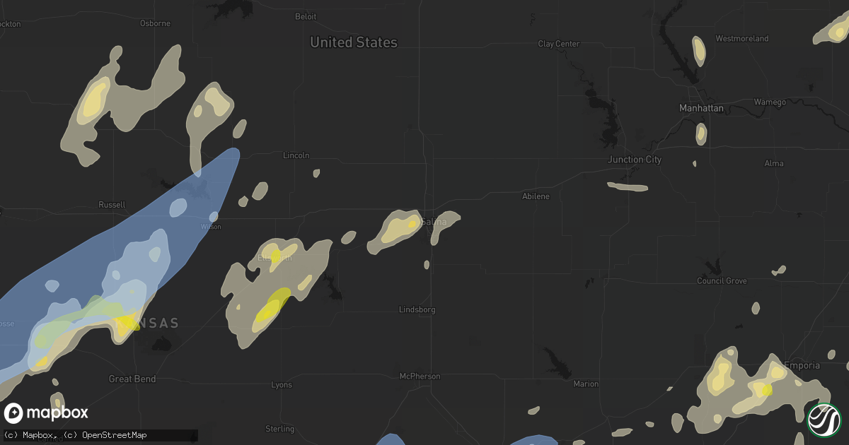 Hail map in Salina, KS on May 30, 2026