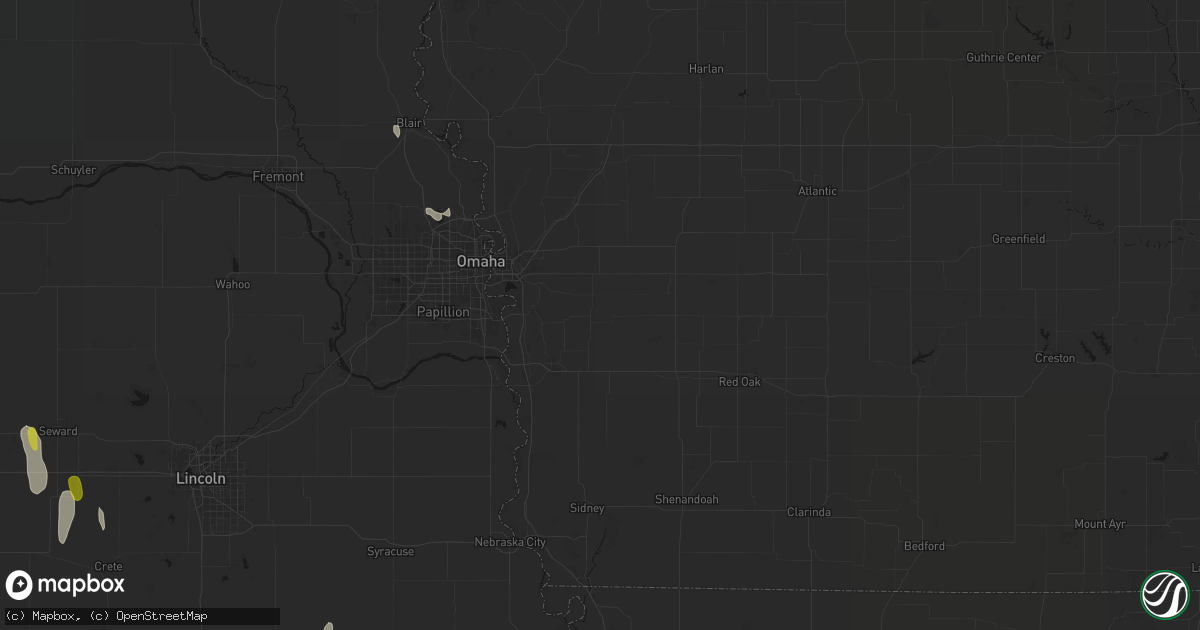 Hail map in Silver City, IA on May 30, 2026