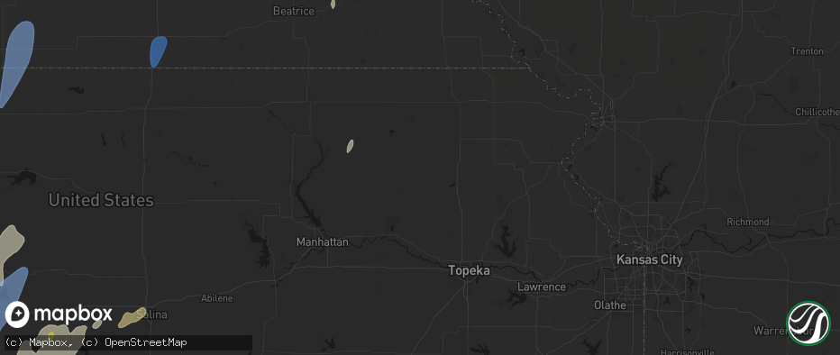 Hail map in Soldier, KS on May 30, 2026