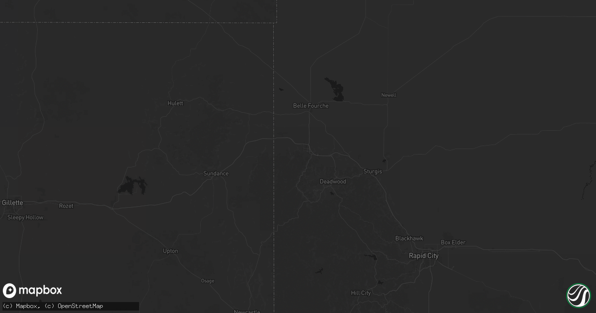 Hail map in Spearfish, SD on May 30, 2026