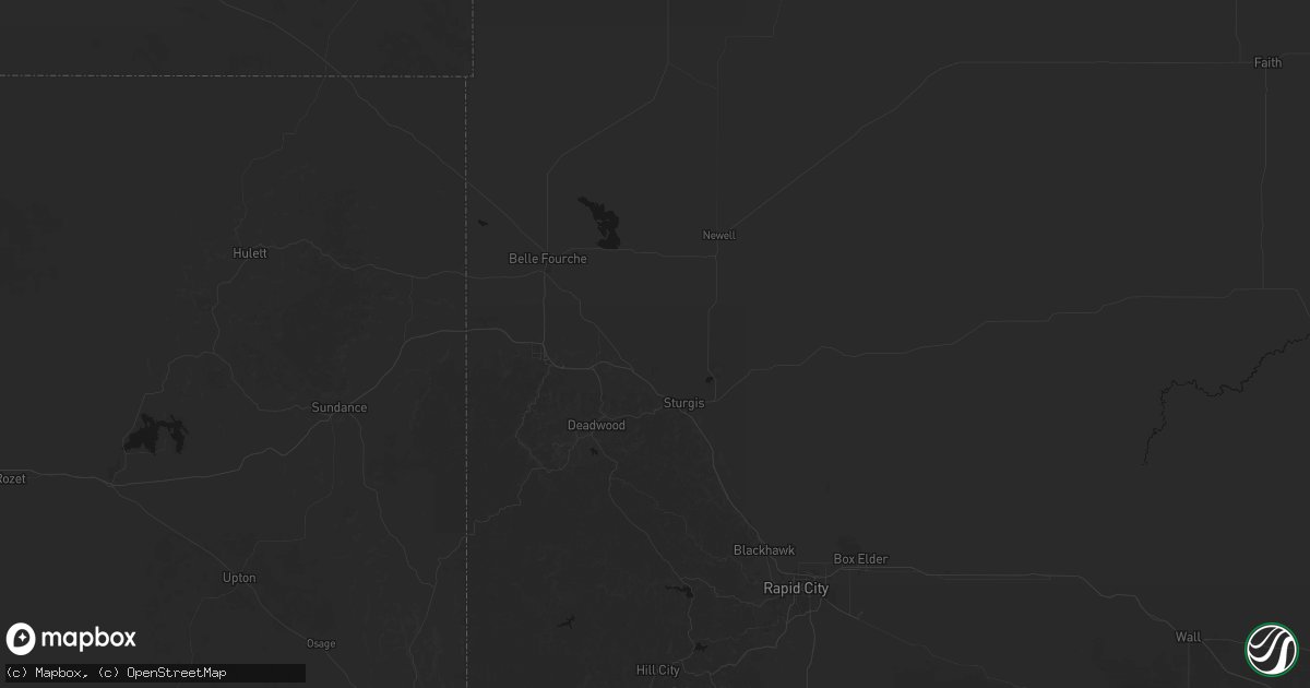 Hail map in Whitewood, SD on May 30, 2026