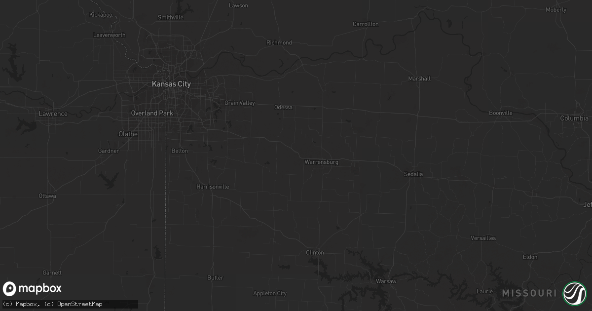 Hail map in Pinconning, MI on May 31, 2011
