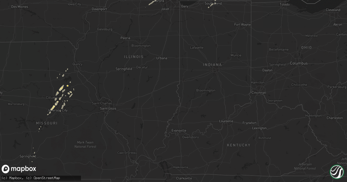 Hail map in Texas on May 31, 2011