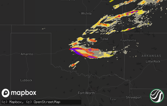 Hail map preview on 05-31-2013