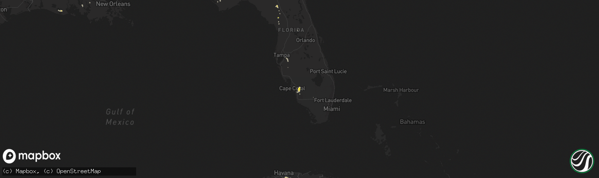 Hail map on May 31, 2015