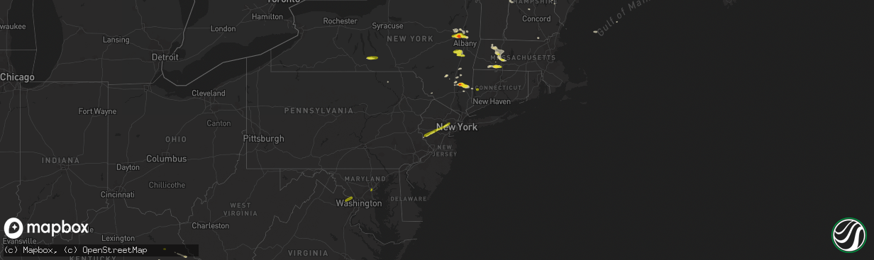 Hail map on May 31, 2017