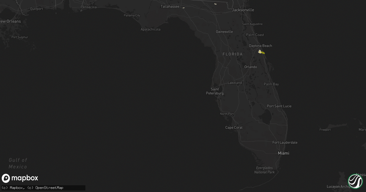 Hail map in Florida on May 31, 2019