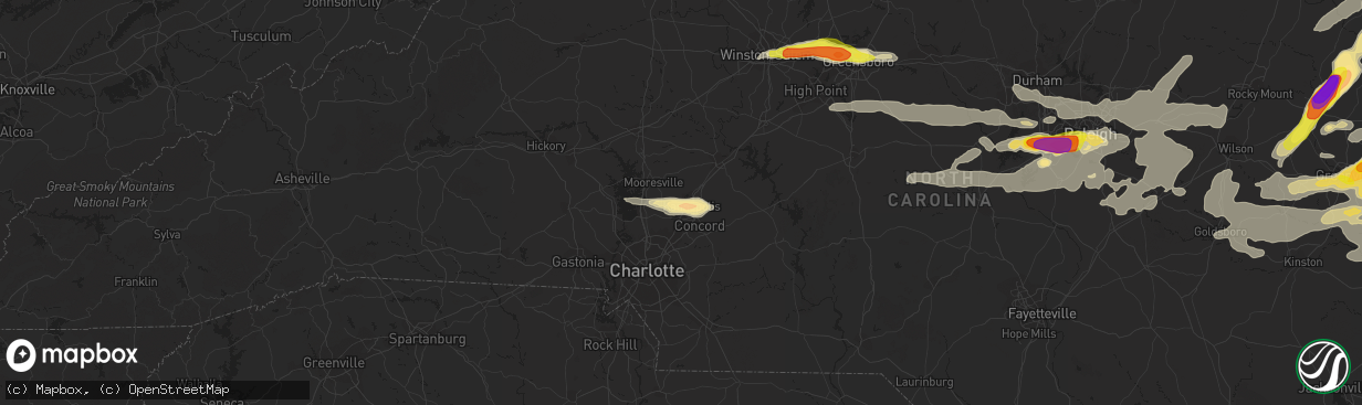 Hail map in Kannapolis, NC on May 31, 2019