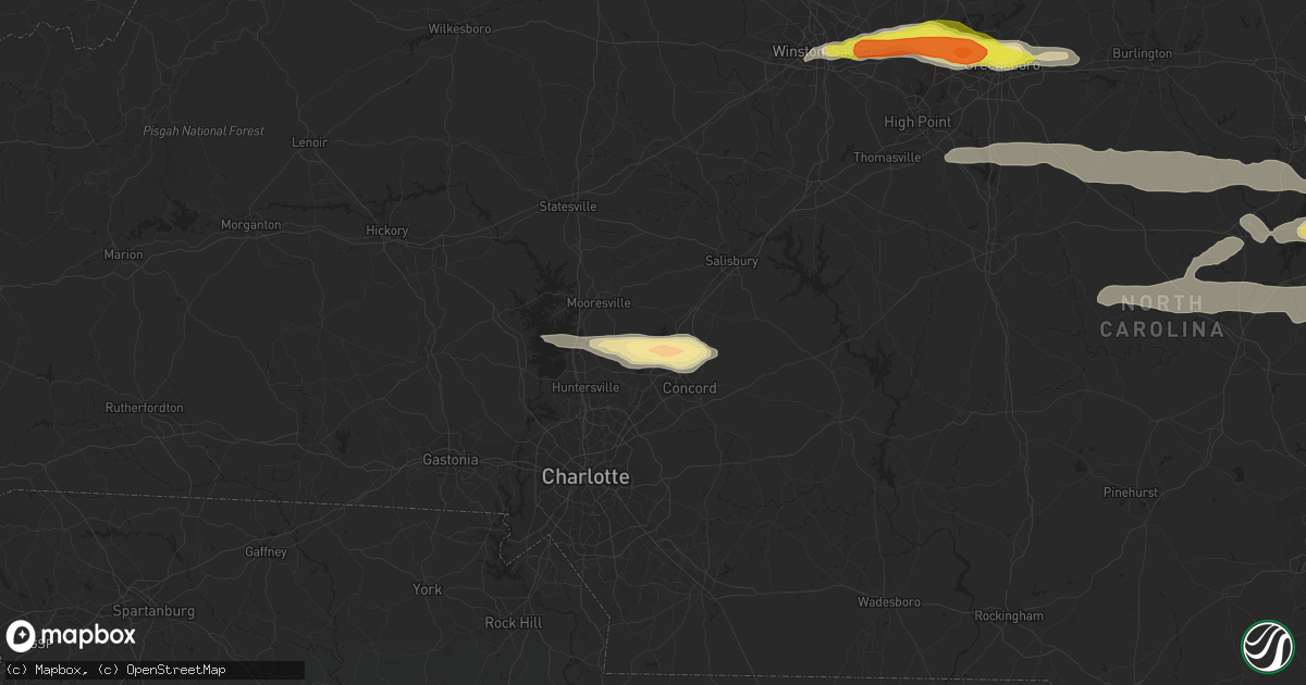 Hail map in Kannapolis, NC on May 31, 2019