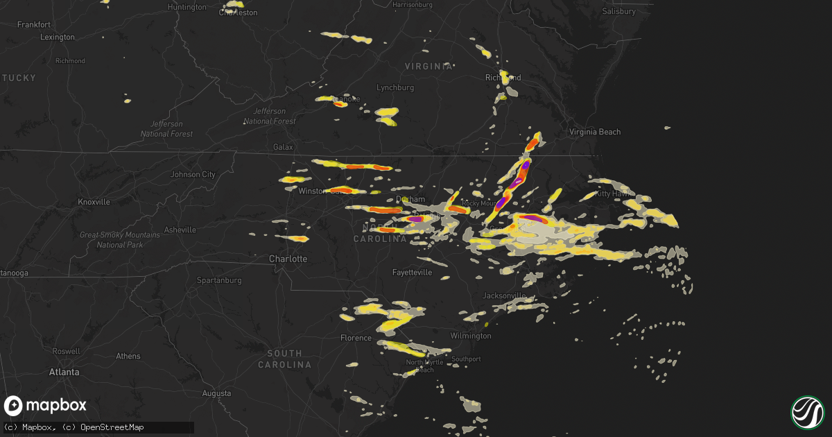 Hail map on May 31, 2019