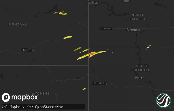 Hail map preview on 05-31-2020