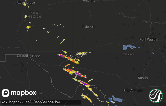 Hail map preview on 05-31-2021