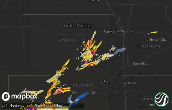 Hail map preview on 05-31-2022