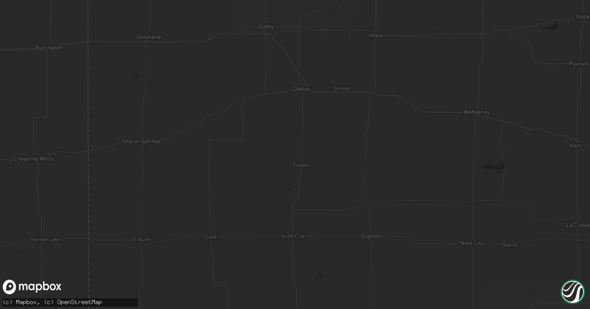 Hail map in Gary, SD on May 31, 2023