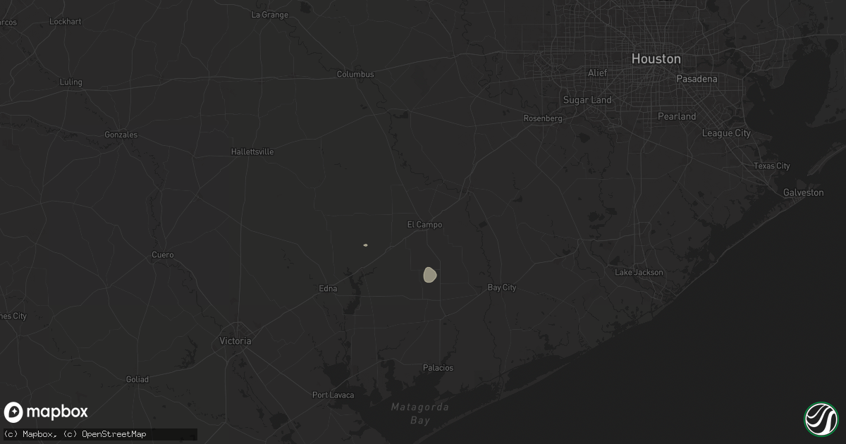 Hail map in El Campo, TX on May 31, 2024