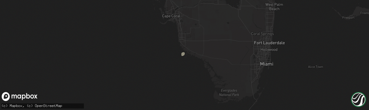 Hail map in Marco Island, FL on May 31, 2024