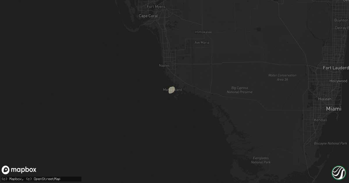 Hail map in Marco Island, FL on May 31, 2024
