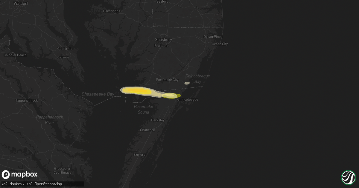 Hail map in Horntown, VA on May 31, 2025