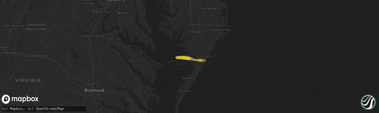 Hail map in Marion Station, MD on May 31, 2025