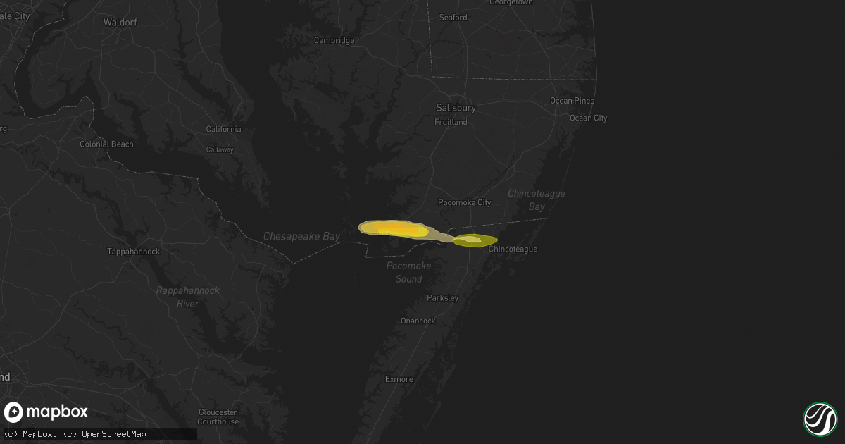 Hail map in Marion Station, MD on May 31, 2025