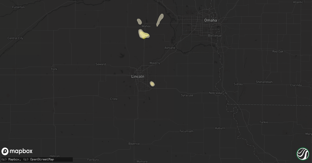 Hail map in Walton, NE on May 31, 2025