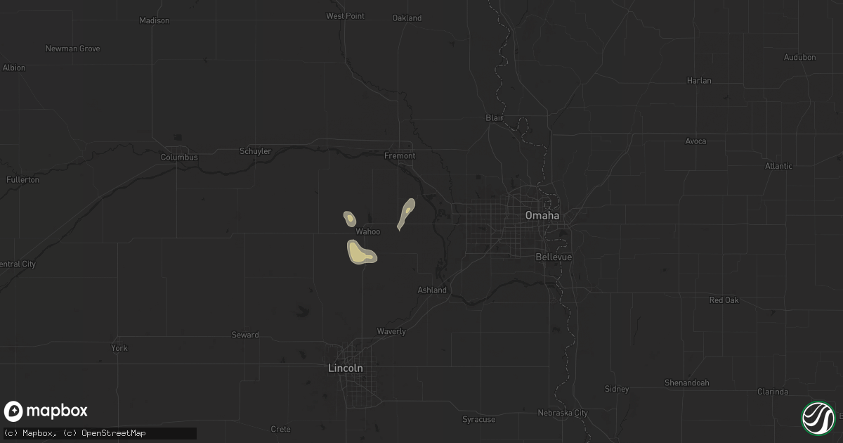 Hail map in Yutan, NE on May 31, 2025