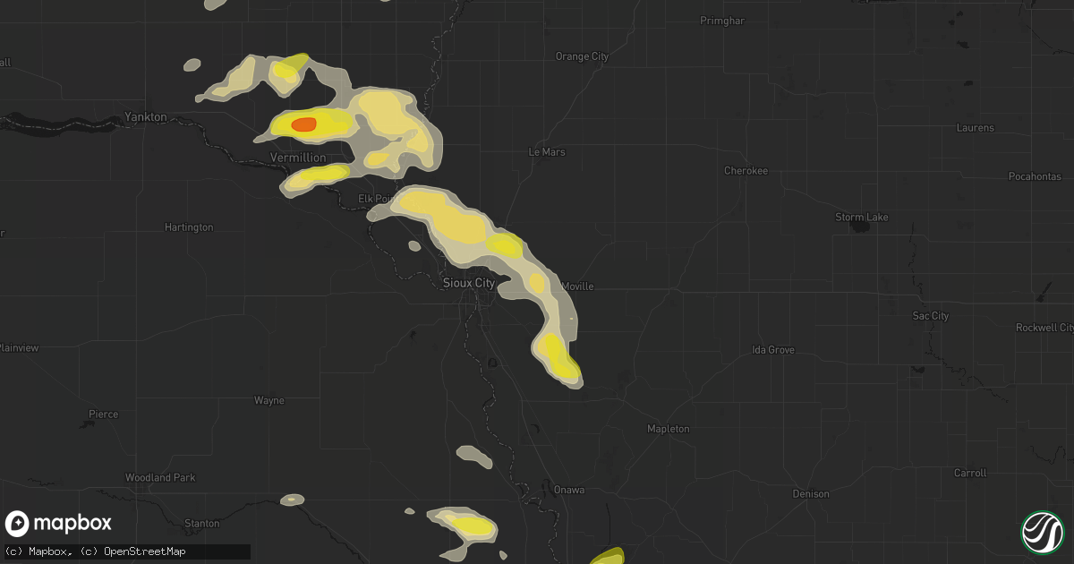 Hail map in Lawton, IA on May 31, 2026