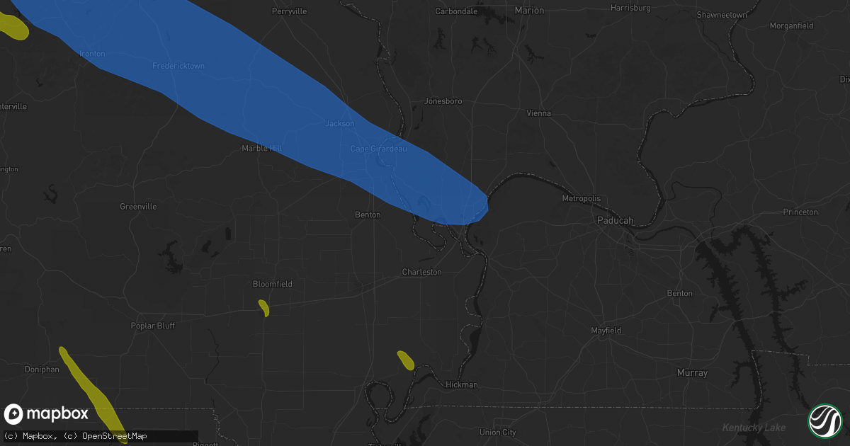 Hail map in Miller City, IL on May 31, 2026