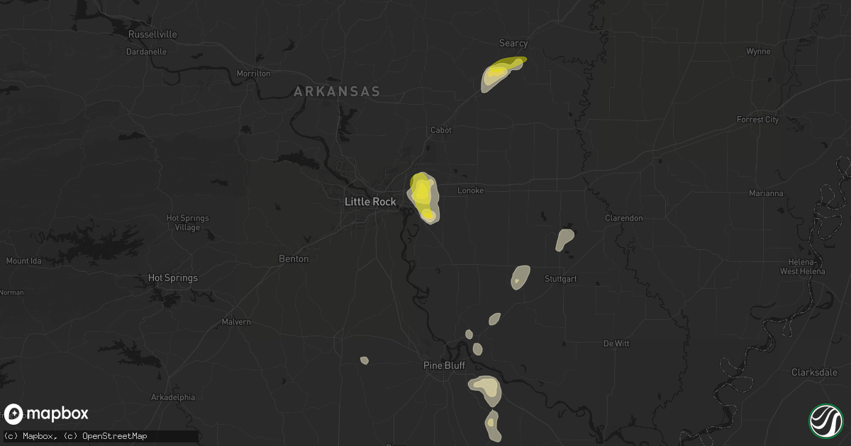 Hail map in Scott, AR on May 31, 2026