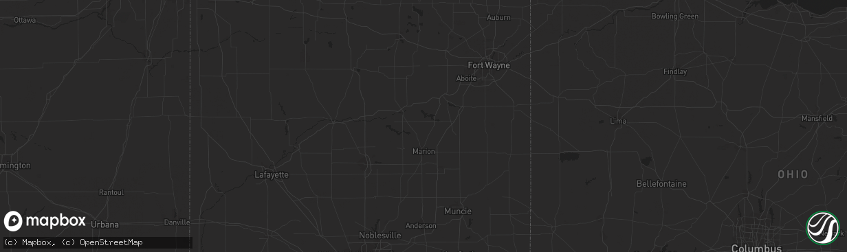 Hail map in Abilene, KS on June 1, 2011