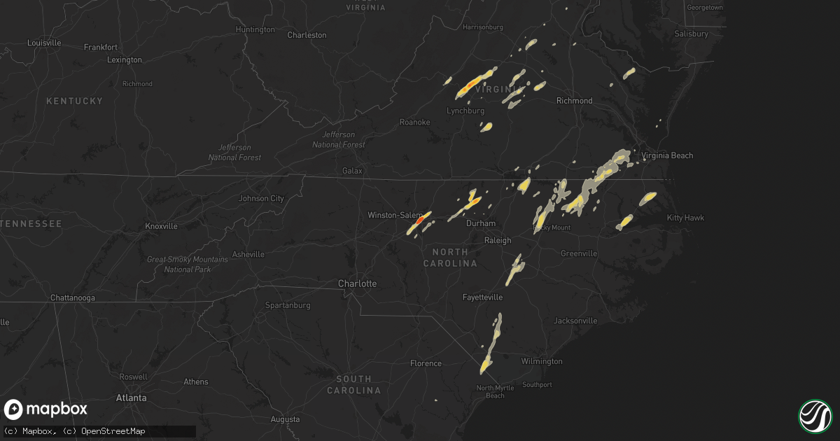 Hail map on June 1, 2012