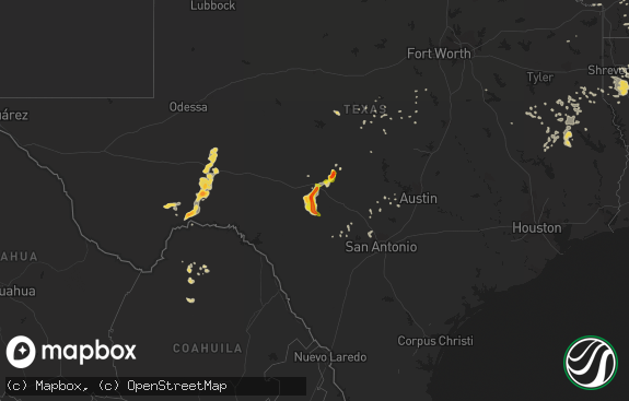 Hail map preview on 06-01-2013